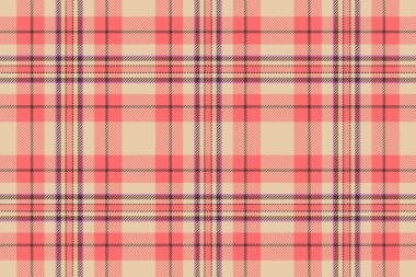 Ekose desenli kırmızı ve açık renk vektörlü dikdörtgen arkaplan tartanın tekstil dokusu.