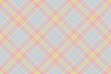Ekose kumaş ve kehribar renklerinde ekoseli tekstil deseninin arka plan vektör kontrolü.