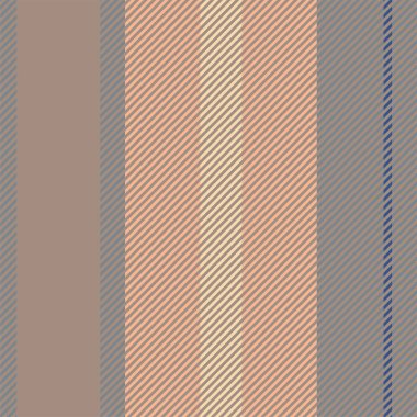 Dikey çizgiler kusursuz desen. Çizgiler vektör soyut tasarımı. Moda tekstili için uygun şerit dokusu.