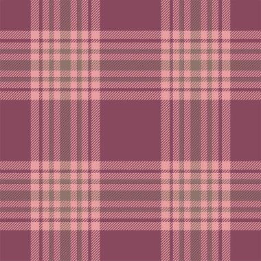 Kırmızılı ekose desenli. Kumaş dokusunu kontrol et. Vektör tekstil baskı tasarımı.