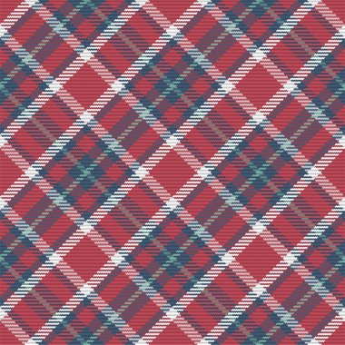 İskoç ekosesinin kusursuz deseni. Kumaş dokusunu kontrol ederek tekrarlanabilir arkaplan. Çizgili tekstil izinin düz vektör arkaplanı.