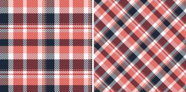 Deri renklerinde kumaş desenli ekose ile vektör tartanın kusursuz arkaplanı.