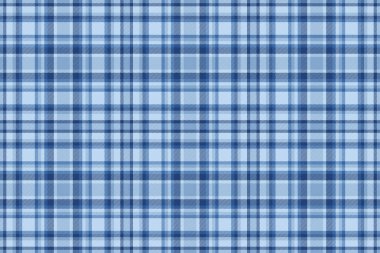 Tartan tekstil vektörünün ekose kumaşı. Mavi ve açık renkli doku geçmiş kontrolü..