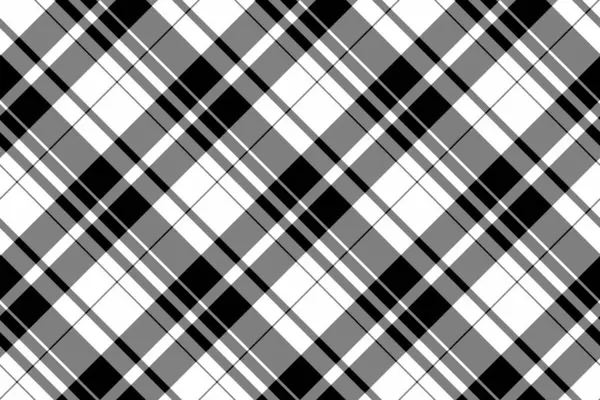 Gri ve beyaz renklerde tekstil tartan arkaplanı olan kumaş ekose desenli kusursuz doku vektörü.