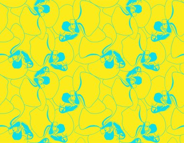 Floral pattern seamless background. Foliage and flower wallpaper design of nature. Vector illustration.