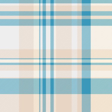 Kumaş tartan desenli açık ve beyaz renkli ekoseli tekstil denetim deseninin arka plan vektörü pürüzsüz.