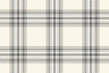 Kumaş desenli tartan kontrollü, deniz kabuğu ve gri renklerde desensiz ekose vektörün tekstil arka planı.