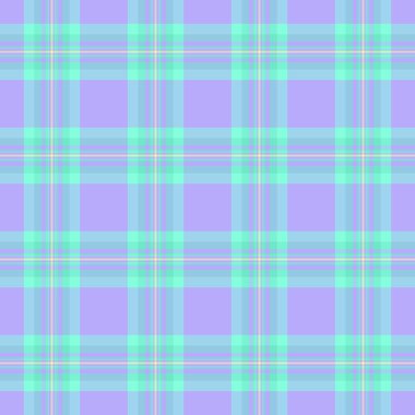 Kumaş dokusunun tartan desenli tekstili. Sicyan ve deniz mavisi renklerinde arka plan ekoseli vektörü ile pürüzsüz..