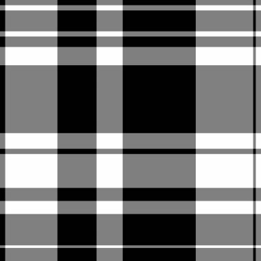 Tekstil kontrolü kumaş dokusu gri ve siyah renklerde olan kusursuz vektör ekoseli tartan arkaplan deseni.