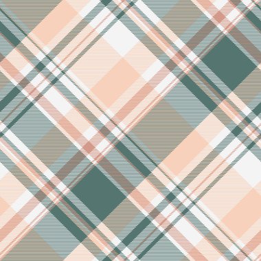 Beyaz ve pastel renklerde kumaş desenli, kumaş desenli, tartan desenli tekstil denetimi.