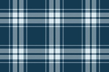 Siyan ve açık renkli tartan vektör desenli arkaplan desenli ekoseli tekstil denetimi.