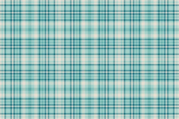 Kusursuz arkaplan ekoseli kumaş vektörünü ışık ve cyan renklerinde tekstil tartan deseni ile kontrol et.