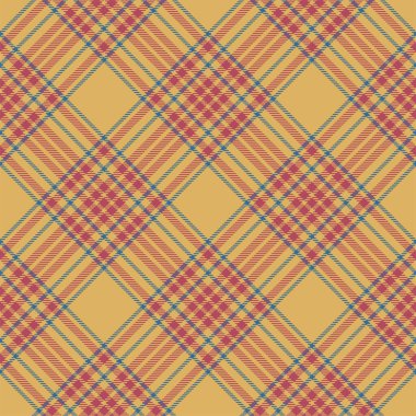 Tartan İskoçya kusursuz ekose desenli taşıyıcı. Retro arkaplan kumaşı. Tekstil baskısı, ambalaj kağıdı, hediye kartı, duvar kağıdı düz tasarım için klasik denetim renk kare geometrik dokusu.