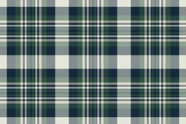 Arka plan tartan ekosesinin kusursuz tekstil deseni. Koyu ve beyaz renklerde vektör dokusu kontrol ediliyor..
