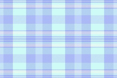 Ekose kumaştan, açık ve mavi renklerde vektör arkaplan kontrollü, tekstil dikişsiz..