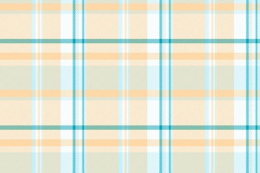 Turuncu ve naneli krem rengi olan vektör kumaş desenli ekoseli dikdörtgen tartan..
