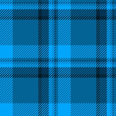Cyan ve parlak renklerde doku arka plan kumaş desenli tekstil tartan vektörünün pürüzsüz ekosesini kontrol et.