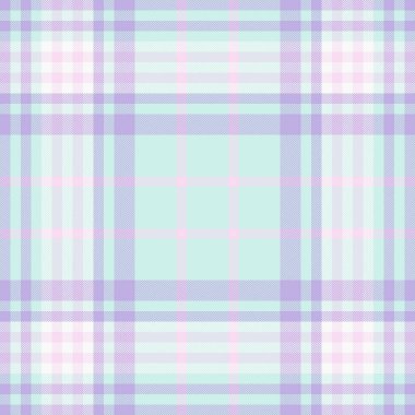 Ekose arkaplan kumaş desenli açık ve beyaz renklerde kumaş desenli kumaş dokusu olmayan vektörü kontrol et.