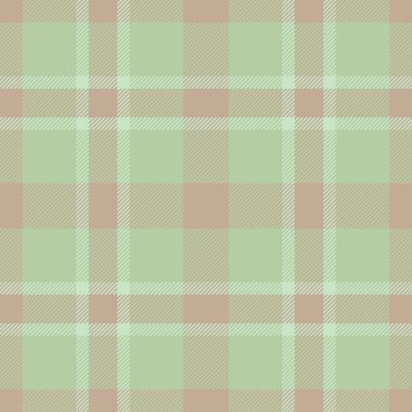 Etnik ekoseli desen kontrolü, giysisiz vektör kumaşı. Tartan dokusunu ışık ve pastel renklerde dinlendir.