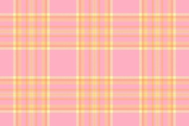 Usa tekstil kontrol şablonu, köşegen arkaplansız vektör. Kırmızı ve kehribar renklerinde tartan kumaş ekose..