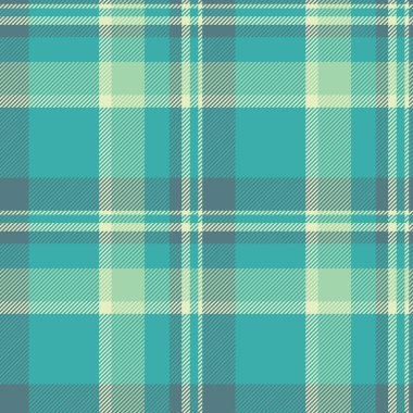 Tebrik kartı ekose kumaş dokusu, İskoç dikişsiz kumaş arkaplanı. Platform vektör şablonu ekoseyi gök mavisi ve ışık renklerinde kontrol et.