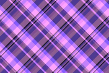 Mor ve çivit renklerinde desen kumaş kontrollü arka plan ekose vektörünün kusursuz dokusu..