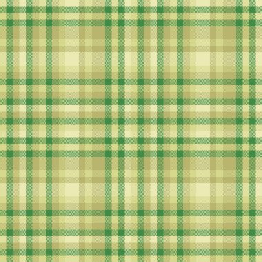 Arka plan kumaşı pürüzsüz, 70 'lerin doku kontrolü kalıbı. Kraliyet vektörü tekstil ekose tartan sarı ve limon renkleriyle.