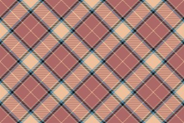 Ekose desenli. Kumaş dokusunu kontrol et. Çizgili kare arka plan. Vektör tekstil tasarımı tartan