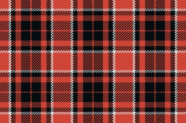 İskoç ekosesinin kusursuz deseni. Kumaş dokusunu kontrol ederek tekrarlanabilir arkaplan. Çizgili tekstil izinin düz vektör arkaplanı.