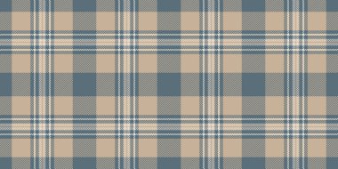 Romantik ekose vektör kontrolü, geometri desenli kumaş dokusu. 20 'li yılların arkaplan dokusu pastel ve beyaz renklerde dikişsiz..