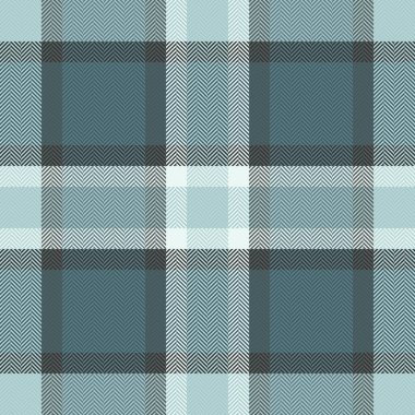 Çapraz kontrol arka plan kumaşı, ince desenli ekose kumaş. Kırsal tekstil tartan pastel ve cyan renklerinde kusursuz vektör.