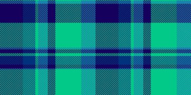 Uyum vektörü ekose kumaş, tekstil kontrolü kumaşı. Arapça aralıksız arkaplan dokusu gök mavisi ve çivit renginde.