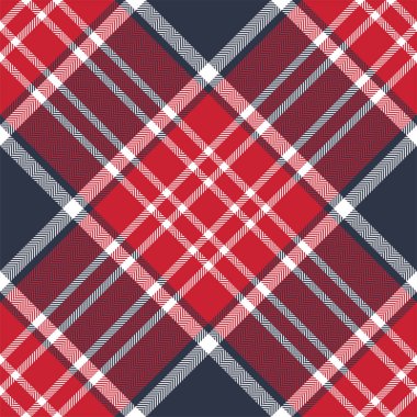 Ekose desenli vektör. Kumaş dokusunu kontrol et. Giysiler, kağıt baskısı veya web arkaplanı için kusursuz tekstil tasarımı.