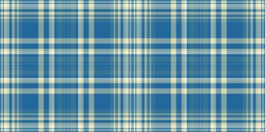 Renkli arka plan ekoseli tartan, örtü vektör dokusunu örtün. Çizgisiz kumaş tekstil kontrolü. Cyan ve açık renkli..