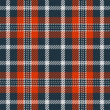İskoç ekosesinin kusursuz deseni. Kumaş dokusunu kontrol ederek tekrarlanabilir arkaplan. Çizgili tekstil izinin düz vektör arkaplanı.
