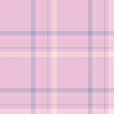Ekose desenli pembe desenli. Kumaş dokusunu kontrol et. Vektör tekstil baskı tasarımı.