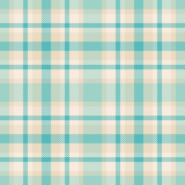 Saf doku vektör deseni, krallığın kusursuz arka plan tartanı. Açık ve gök mavisi renklerinde kumaş ekoseli kumaşı ulusal denetim.
