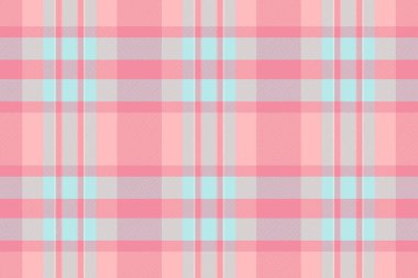 Kumaş ekoseli kumaş kontrol arkaplanı ışık ve kırmızı renklerde, dikdörtgen desensiz bir tekstil ile.