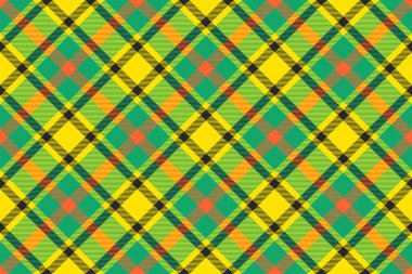Tartan ekoseli arka plan, çapraz kontrol, kusursuz desen. Tekstil baskısı için vektör kumaş dokusu, ambalaj kağıdı, hediye kartı, duvar kağıdı düz tasarım.