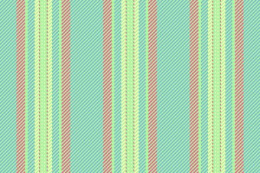 Hat ortası kumaş vektörü, Hanuka deseni dikey. 1970 'lerin tekstil arkaplan çizgisi yeşil ve cyan renklerinde pürüzsüz.