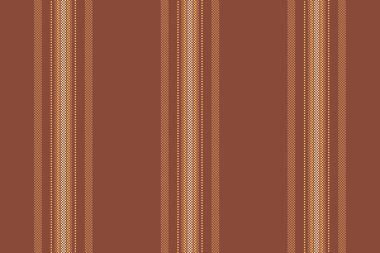 Yataksız tekstil arka planı, tekstil deseni dikey. Drapery vektör çizgileri kırmızı ve turuncu renkli kumaş dokusu.