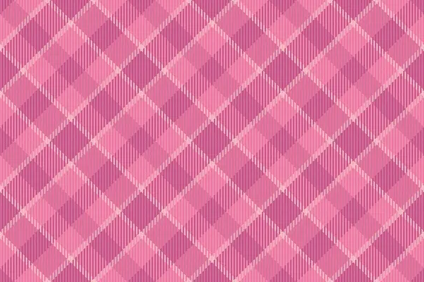 Pembe ve açık renkli tekstil arkaplan ekoseli kusursuz doku vektörünün tartan desenli kumaşı.