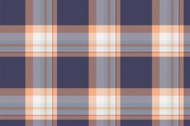 Ekose arka plan, kusursuz mavi deseni kontrol et. Tekstil baskısı için vektör kumaş dokusu, ambalaj kağıdı, hediye kartı, duvar kağıdı düz tasarım.