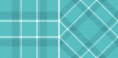 Ekose desenli, dikdörtgen tartan vektörün arka plan dokusu. Perde tasarımı trendleri için kış renklerinde ayarlandı.