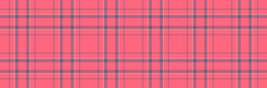 Kalıplaşmış ekoseli, dikdörtgen, kavramsal vektör tekstil ekoseli. Kumaş arkaplan desenini kırmızı ve pastel renkte tekrarla.