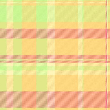 Etek kumaş tartan, yumuşaklık tekstil vektörü. Japonya desenli ekoseli kehribar ve yeşil renkli..