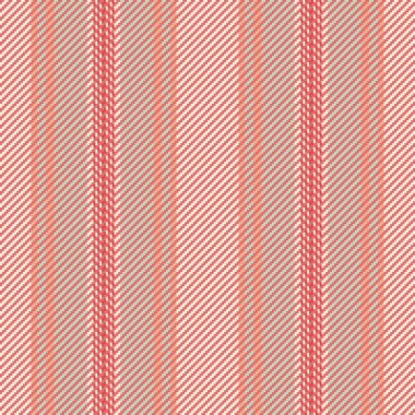 Kırmızı ve antika beyaz renklerde dikey çizgileri olmayan vektör dokusu desen çizgisi.