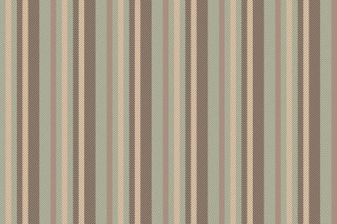 Arkaplansız kumaşın tekstil vektör deseni. Çizgili desen dikey, pastel ve açık renkli..