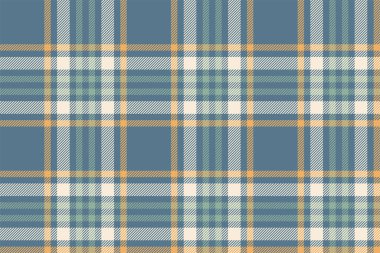 Ekose arka plan, kusursuz mavi deseni kontrol et. Tekstil baskısı için vektör kumaş dokusu, ambalaj kağıdı, hediye kartı, duvar kağıdı düz tasarım.