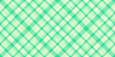 Aralık ayının kusursuz arka plan ekoseli, 60 'ların kumaş dokuma kontrolü. Kartpostal desenli tekstil tartan vektörü ışık ve nane renginde.